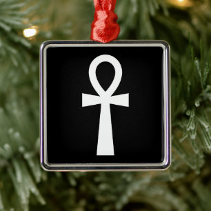 Ankh Egyptian Hieroglyph Metal Ornament