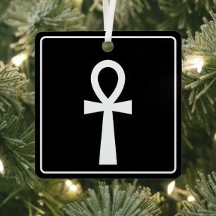 Ankh Egyptian Hieroglyph Metal Ornament