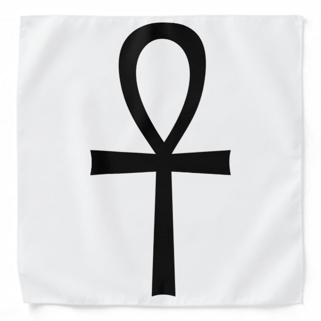 Ankh Egyptian Life Symbol Bandana (Front)