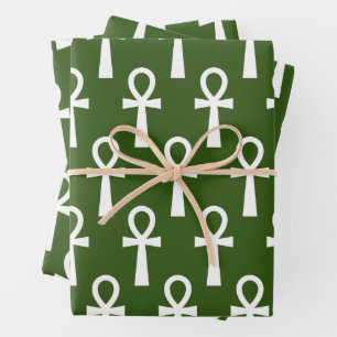 Ankh Egyptian Symbol Wrapping Paper Sheets