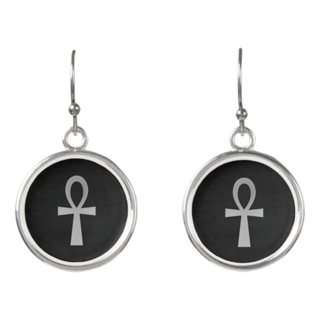 Ankh Key Of Life Earrings (Front)