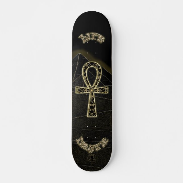 Ankh Life, Death Skateboard (Front)