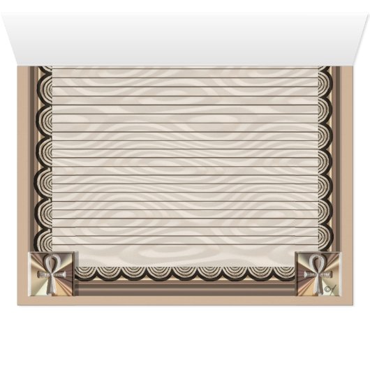 Ankh Lines Card (Inside Horizontal (Bottom))