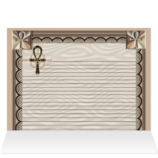 Ankh Lines Card (Inside Horizontal (Top))