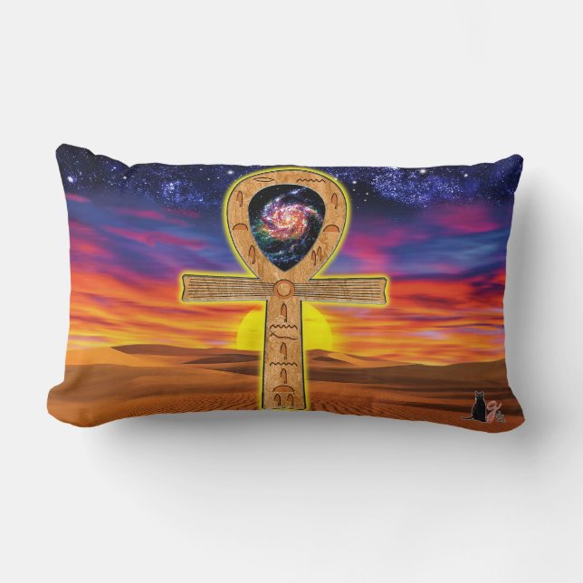 Ankh Lumbar Pillow (Front)