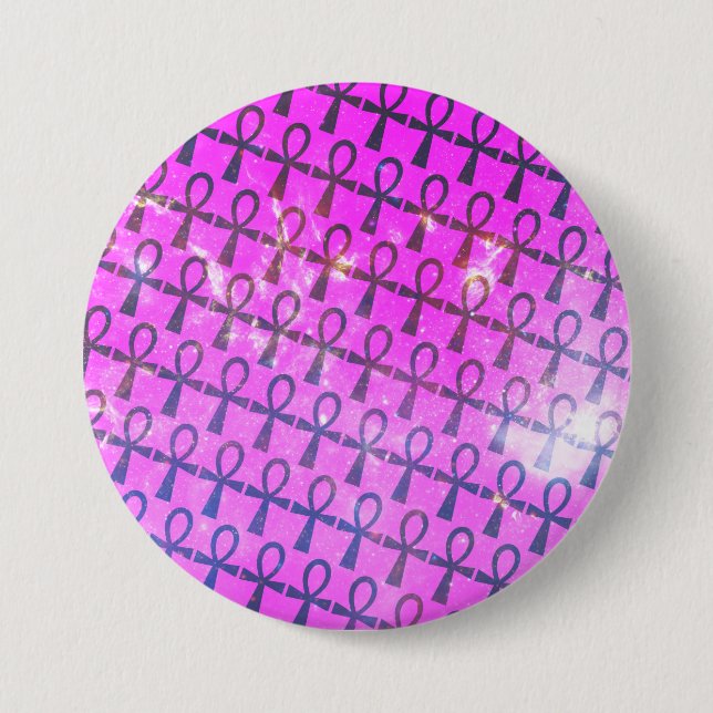 Ankh Pattern Button (Front)