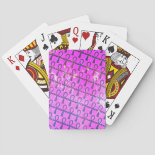 Ankh Pattern Poker Cards