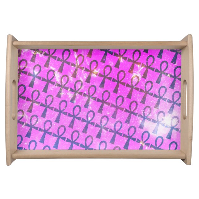 Ankh Pattern Serving Tray (Front)