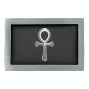 Ankh Rectangular Belt Buckle