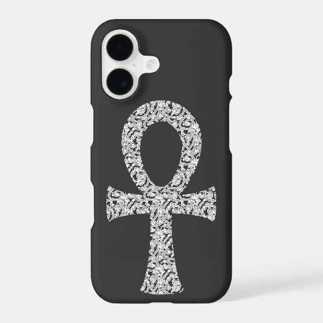 Ankh Swirl Pattern Iphone Case (Back)
