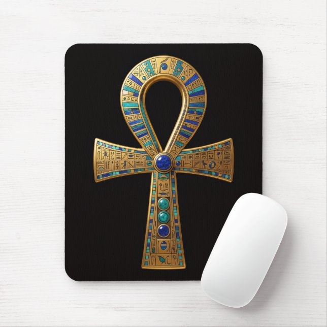 Ankh Symbol Bedeutung – Schlüssel des Lebens´8 Mouse Pad (With Mouse)