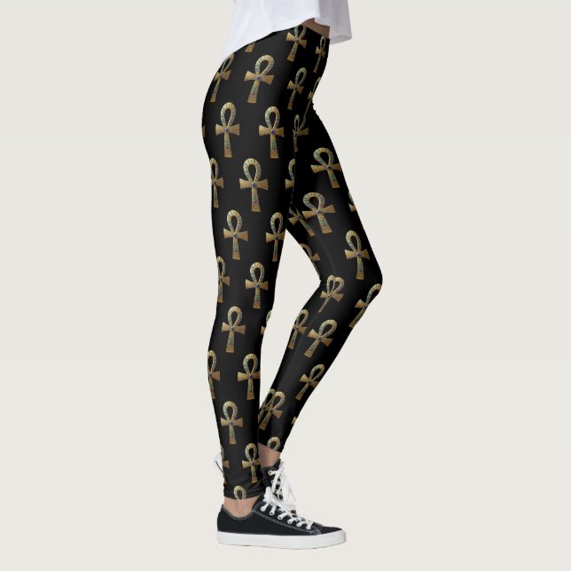 Ankh Symbol Meaning - Key of Life'8 Leggings (Right)
