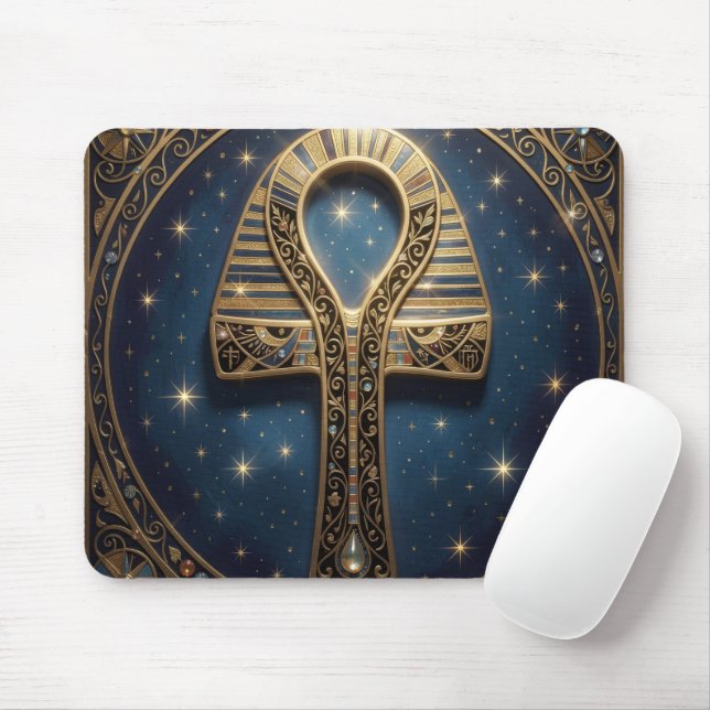 Ankh Symbol Meaning – Key of Life´10 Mouse Pad (With Mouse)