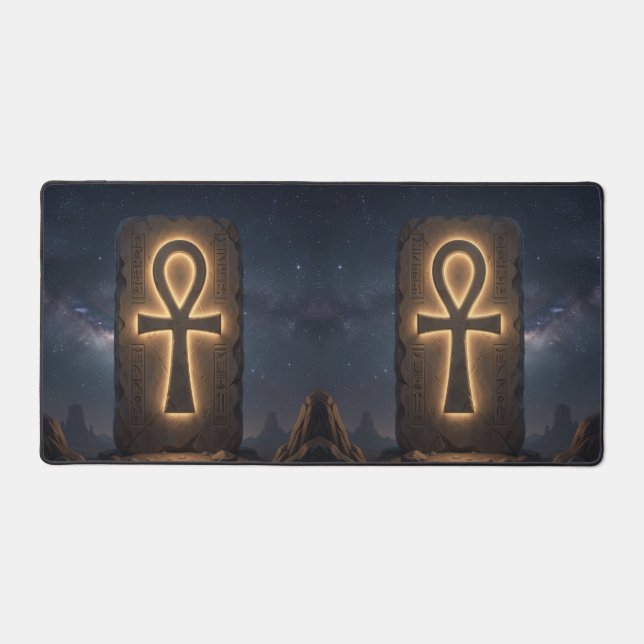Ankh Symbol Meaning – Key of Life´12 Desk Mat (Front)