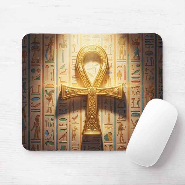 Ankh Symbol Meaning - Key of Life´1 Mouse Pad (With Mouse)