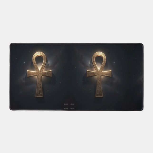 Ankh Symbol Meaning – Key of Life´2 Desk Mat (Front)