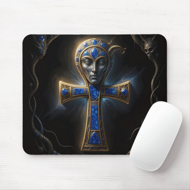 Ankh Symbol Meaning - Key of Life´3 Mouse Pad (With Mouse)