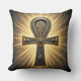 Ankh Symbol Meaning – Key of Life´4 Throw Pillow