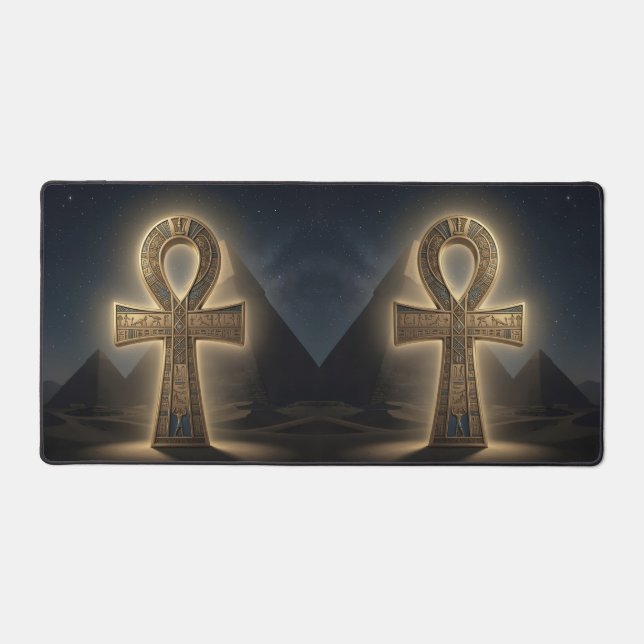 Ankh Symbol Meaning – Key of Life´6 Desk Mat (Front)