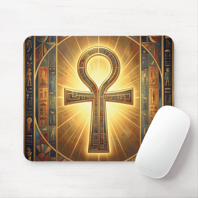 Ankh Symbol Meaning – Key of Life´7 Mouse Pad (With Mouse)
