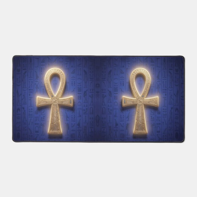 Ankh Symbol Meaning – Key of Life Desk Mat (Front)