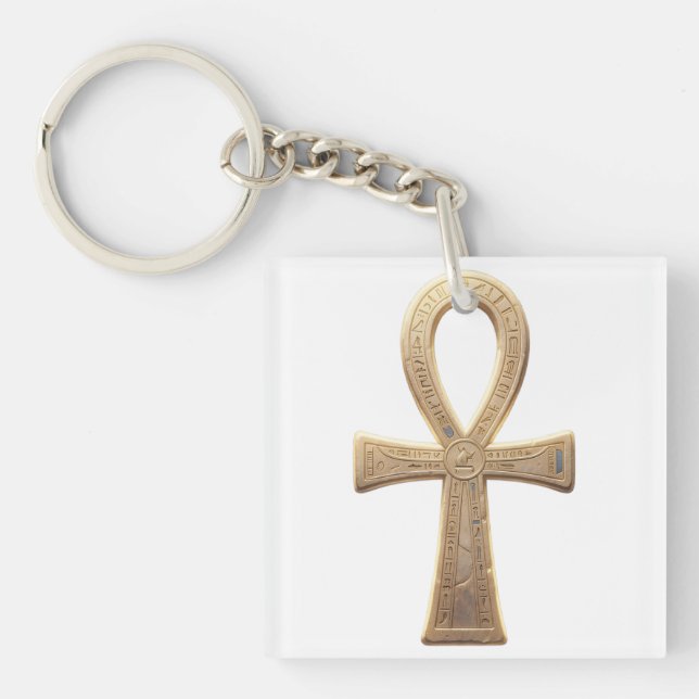 Ankh Symbol Meaning – Key of Life Keychain (Front)