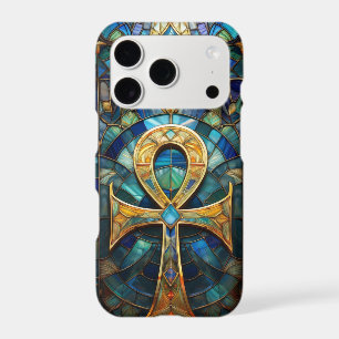 Ankh Symbol Stained Glass Style Iphone 18 Pro Case