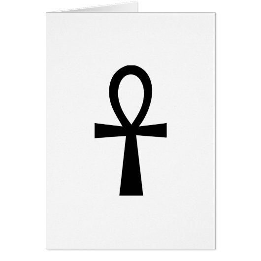 Ankh Symbol: Vector Art: Cards (Front)