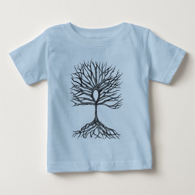 Ankh tree of life baby T-Shirt (Front)