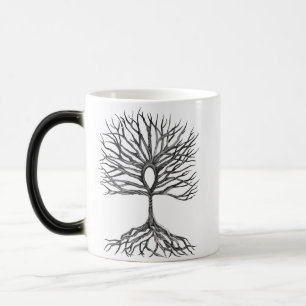 Ankh  Tree of LIfe Design Color Morph Mug