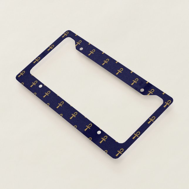 ANKHS LIFE SYMBOL LICENSE PLATE FRAME (3/4)