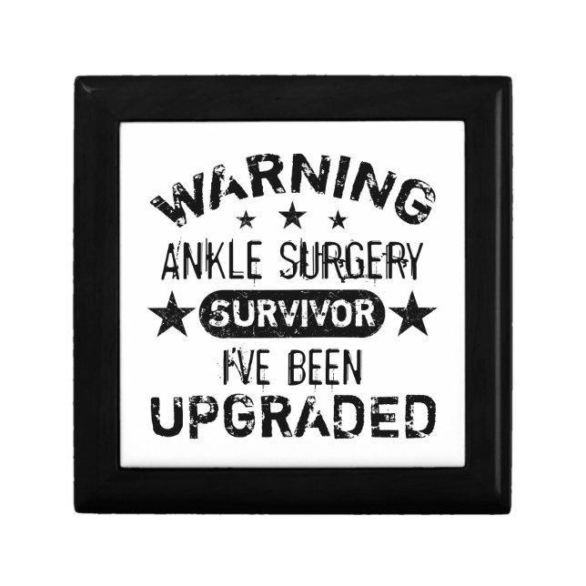 Ankle Surgery Humor Upgraded Gift Box (Front)