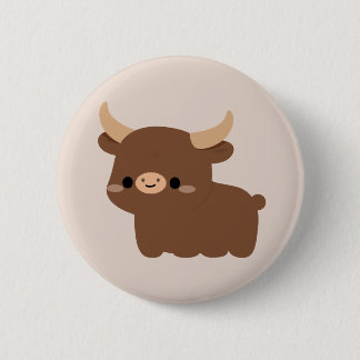 Ankole-Watusi Cow Button