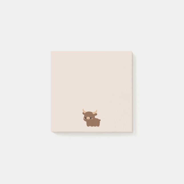 Ankole-Watusi Cow Post-it Notes (Front)