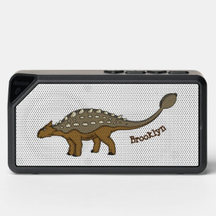 Ankylosaurus armoured dinosaur illustration bluetooth speaker