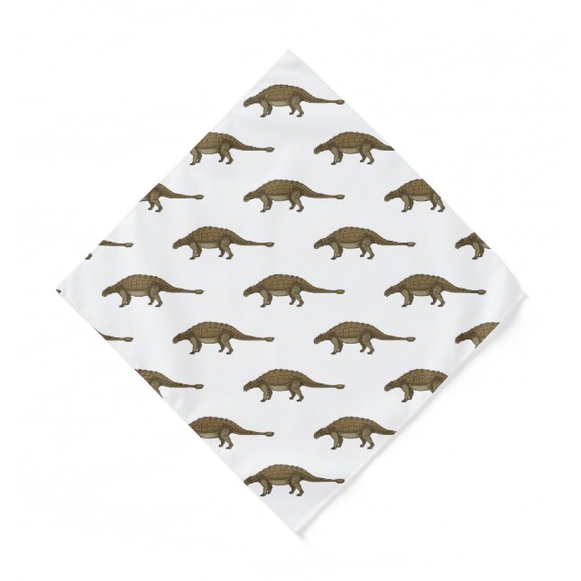 Ankylosaurus cartoon illustration  bandana (Front)