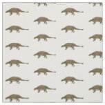 Ankylosaurus cartoon illustration fabric