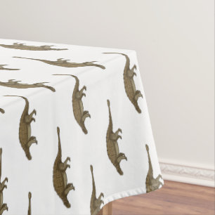 Ankylosaurus cartoon illustration  tablecloth