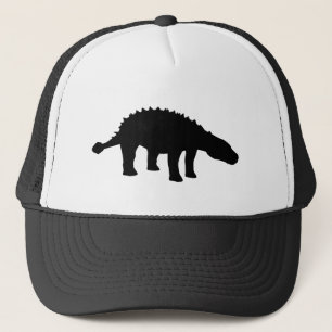 Ankylosaurus Dino Dinosaur Silhouette Trucker Hat