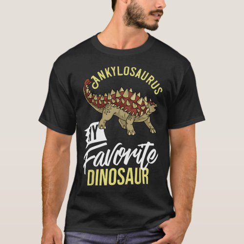Ankylosaurus Dinosaur Gift Dino Fossil T_Shirt