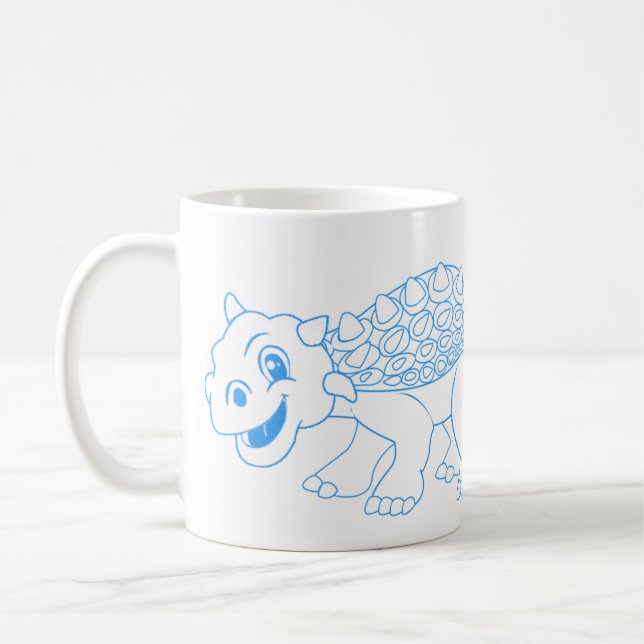 Ankylosaurus Mug (Left)
