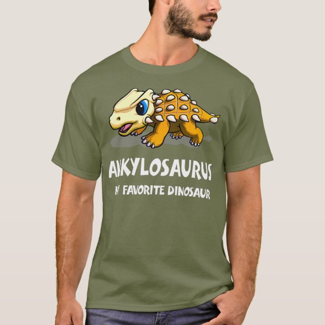 Ankylosaurus My Favorite Dinosaur T-Shirt (Front)