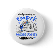 Ankylosing Spondylitis Awareness Month Ribbon Gift Button