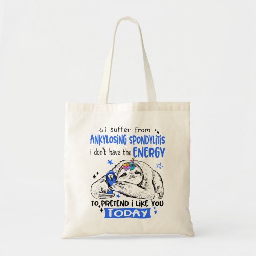 Ankylosing Spondylitis Awareness Month Ribbon Gift Tote Bag