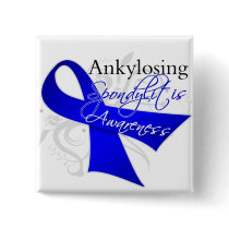 Ankylosing Spondylitis Awareness Ribbon Pinback Button