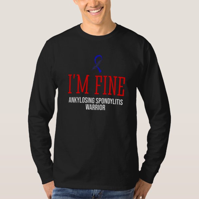 Ankylosing Spondylitis Survivor Bechterew Warrior T-Shirt (Front)