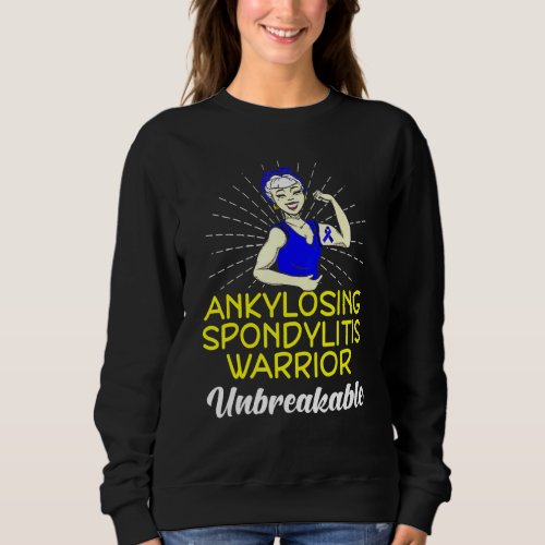 Ankylosing Spondylitis Survivor Hero Bechterew War Sweatshirt