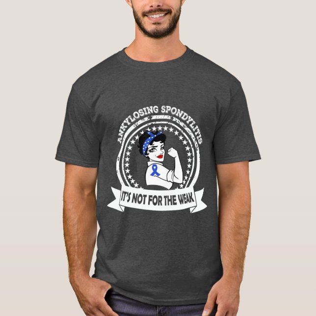 Ankylosing Spondylitis Warrior Awareness T-Shirt (Front)