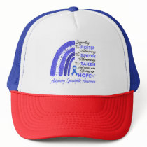 Ankylosing Spondylitis Warrior Supporting Fighter Trucker Hat