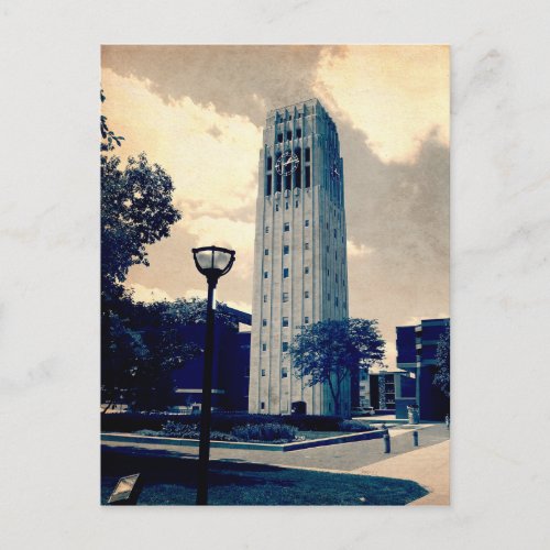 Ann Arbor Clock Tower Postcard